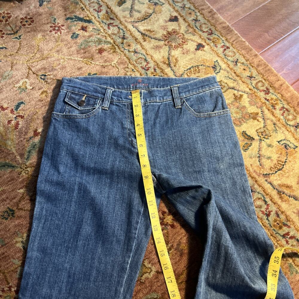 I.N.C. International Concepts Cuffed Dark Blue Mid Calf  Jeans Stretch 6 Y2K - Picture 7 of 11